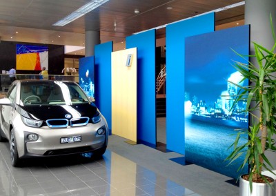 BMW Electric Car Portable Display Panels